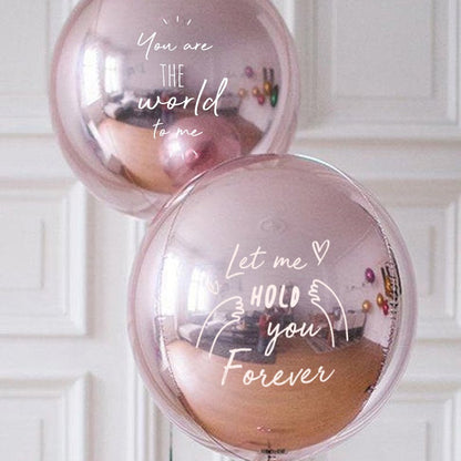 球狀氣球 ｜Message 氣球｜氣球| Balloon HK