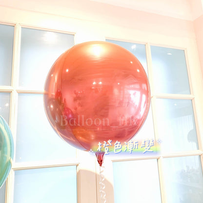 球狀氣球 ｜氣球｜橙色漸變氣球| BalloonHK
