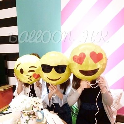 Emoji 氣球 ｜氫氣球｜氦氣球｜錫紙氣球| Balloon HK 