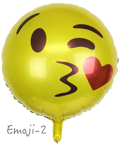 錫嘴emoji氣球 ｜氫氣球｜錫紙氣球| Balloon HK 