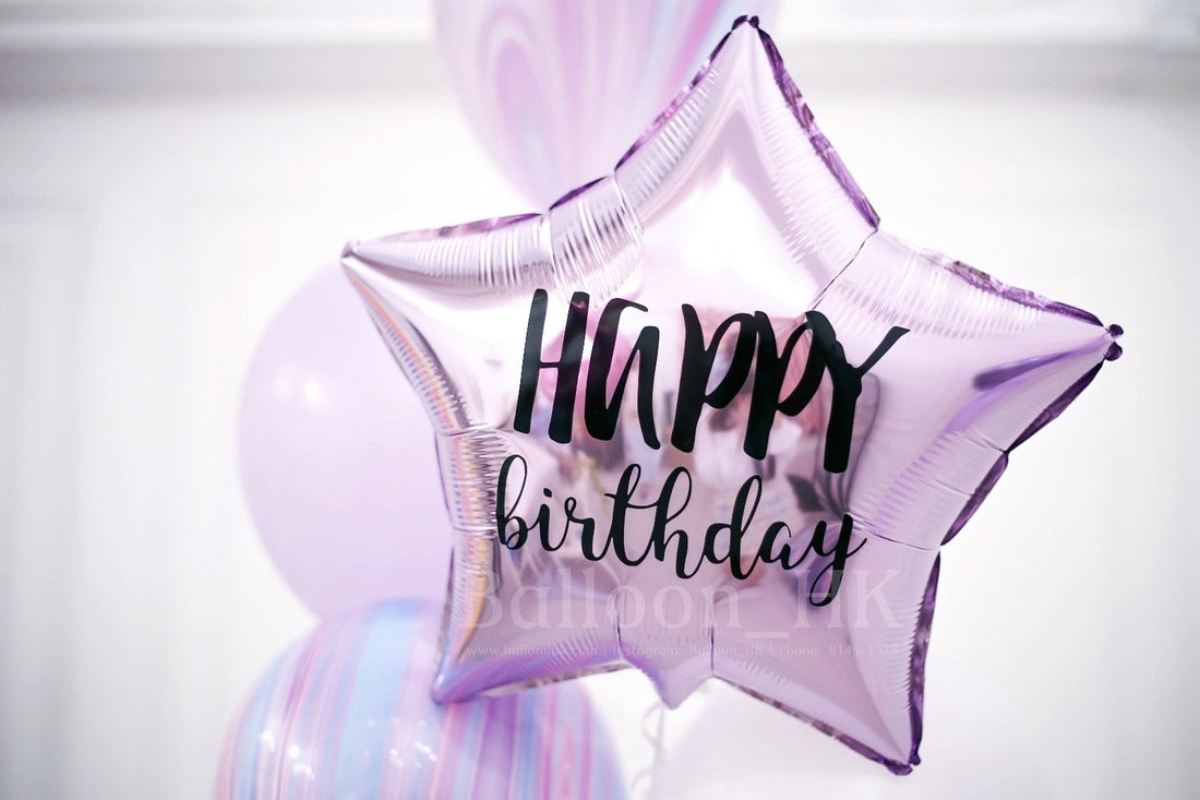 星形氣球 ｜Message氣球｜生日氣球| BalloonHK