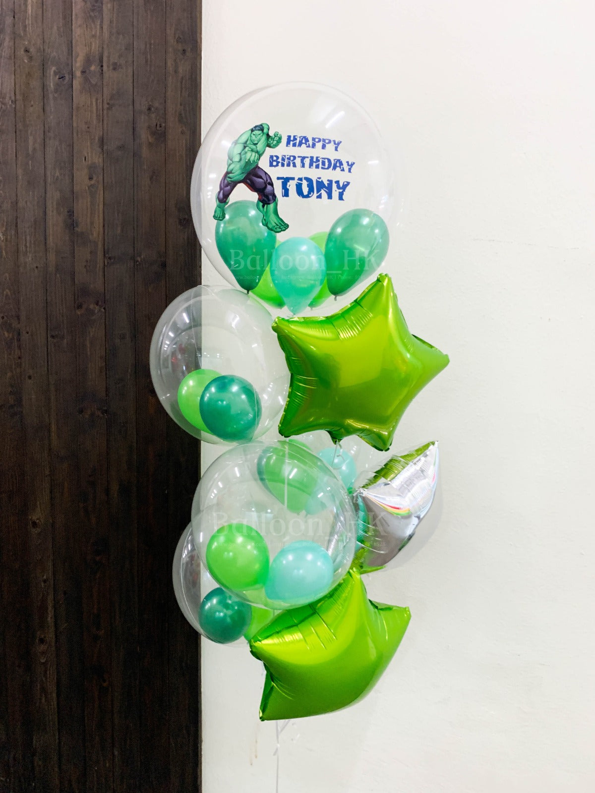 Hulk 氣球束 1 (3天預訂)
