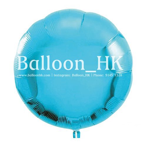 18&quot; 超持久飄浮圓形鋁膜氣球
