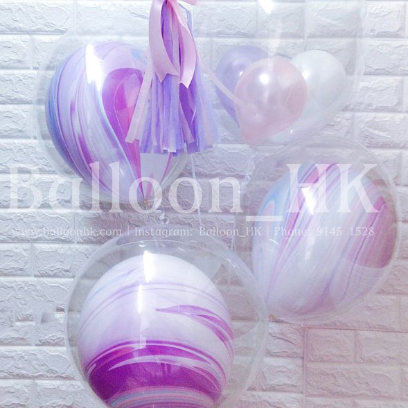 15"水晶瑪瑙氣球