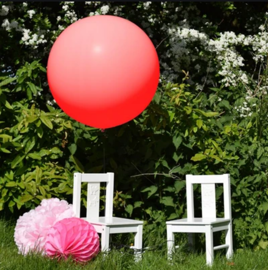 36" 橡膠氣球 - 紅色