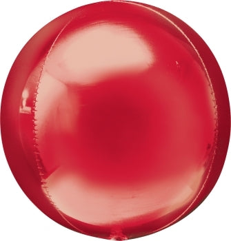 14" 球狀鋁膜 - 紅色