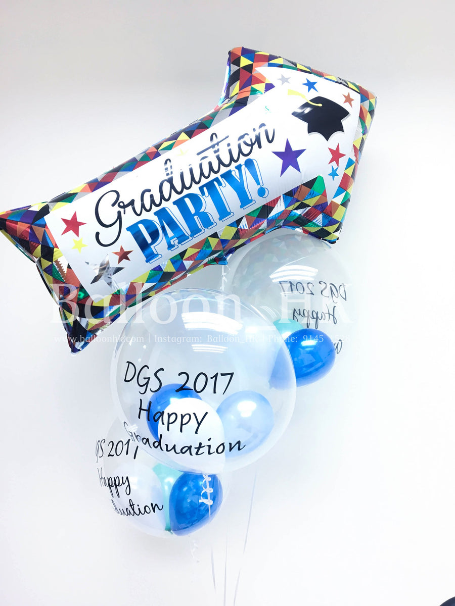 畢業氣球束 10
