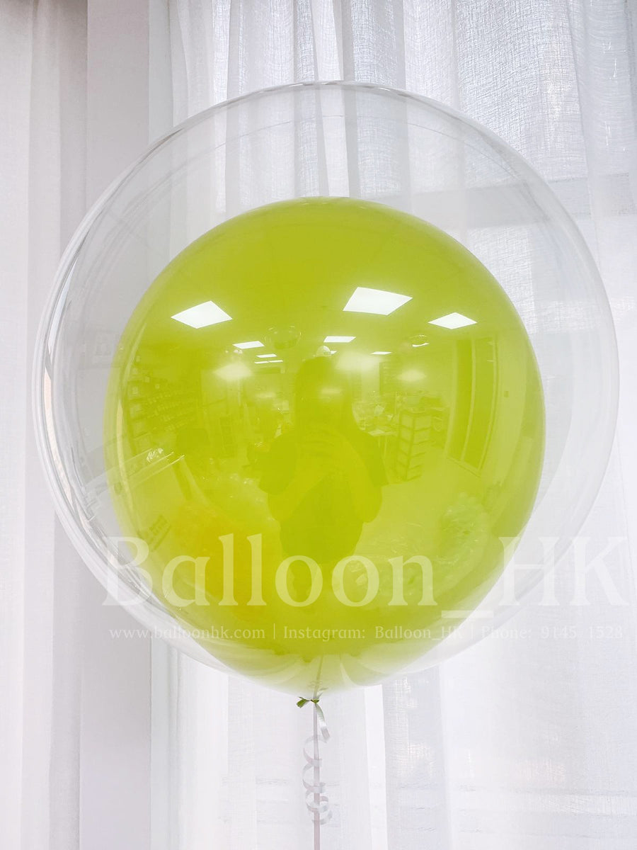 24" 水晶波中橡膠氣球