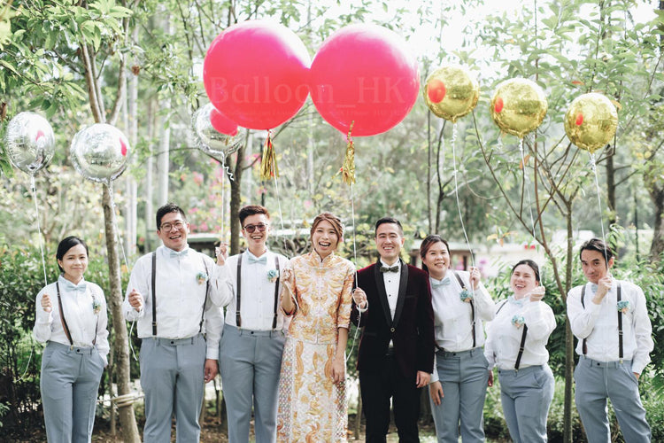 婚前拍攝氣球｜婚禮氣球｜婚禮佈置｜BALLOONHK 氣球專門店