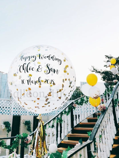 婚禮裝飾氣球｜結婚氣球｜婚禮佈置｜BALLOON HK 氣球專門店