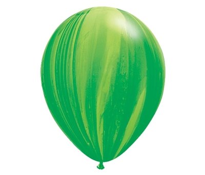 11" 橡膠瑪瑙氣球-西瓜綠