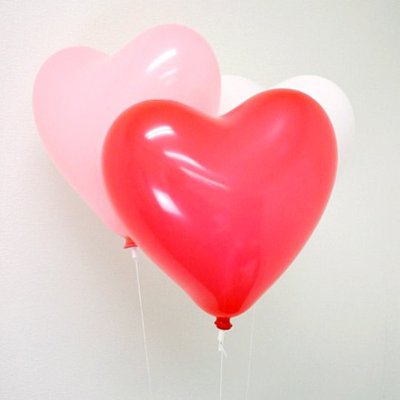 12" 心形橡膠氣球