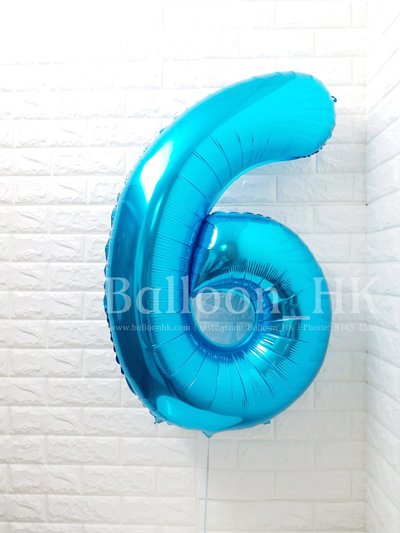 40&quot; 藍色數字