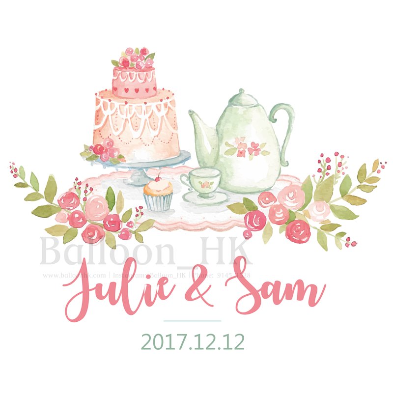 彩印 Template - 婚禮款