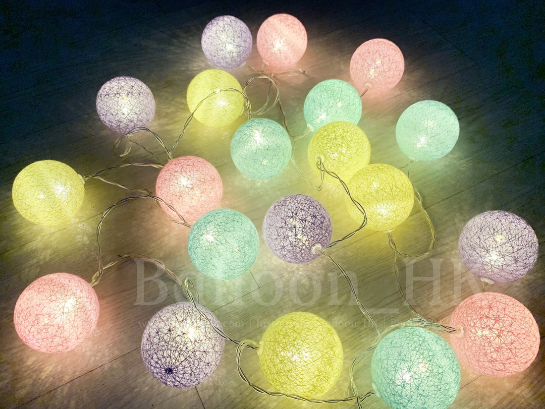 A019 - 彩色波波燈