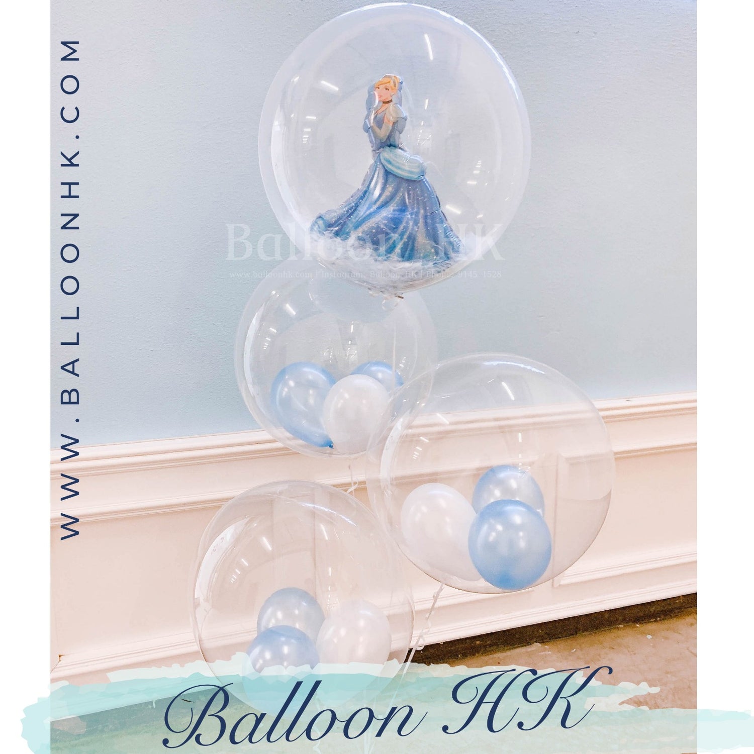 Cinderella 氣球束 1
