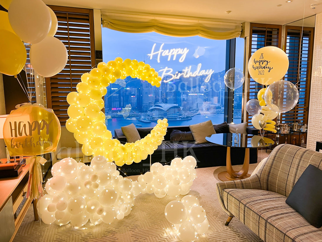 立體月亮氣球套裝1 (7天預訂)