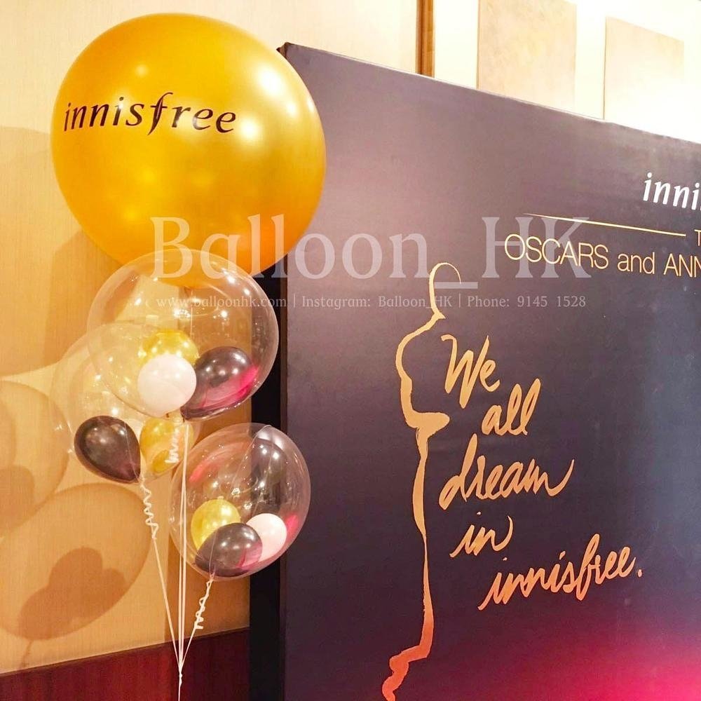 INNISFREE公司年會迎賓打卡點氣球佈置