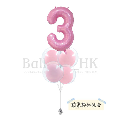 Baby氣球束 12