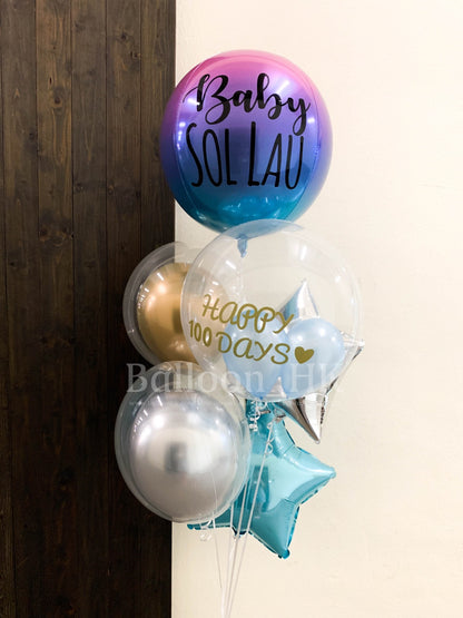 Baby 氣球束 14
