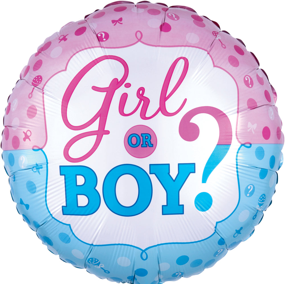 Girl or Boy|氫氣球|氦氣球|錫紙氣球| BalloonHK