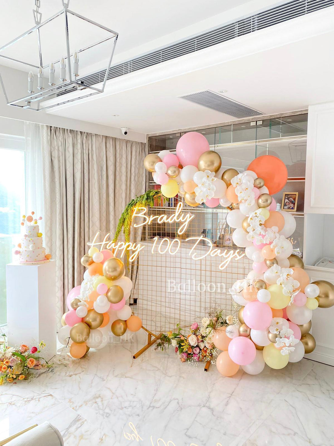 氣球鏈|氣球花環|balloon garland