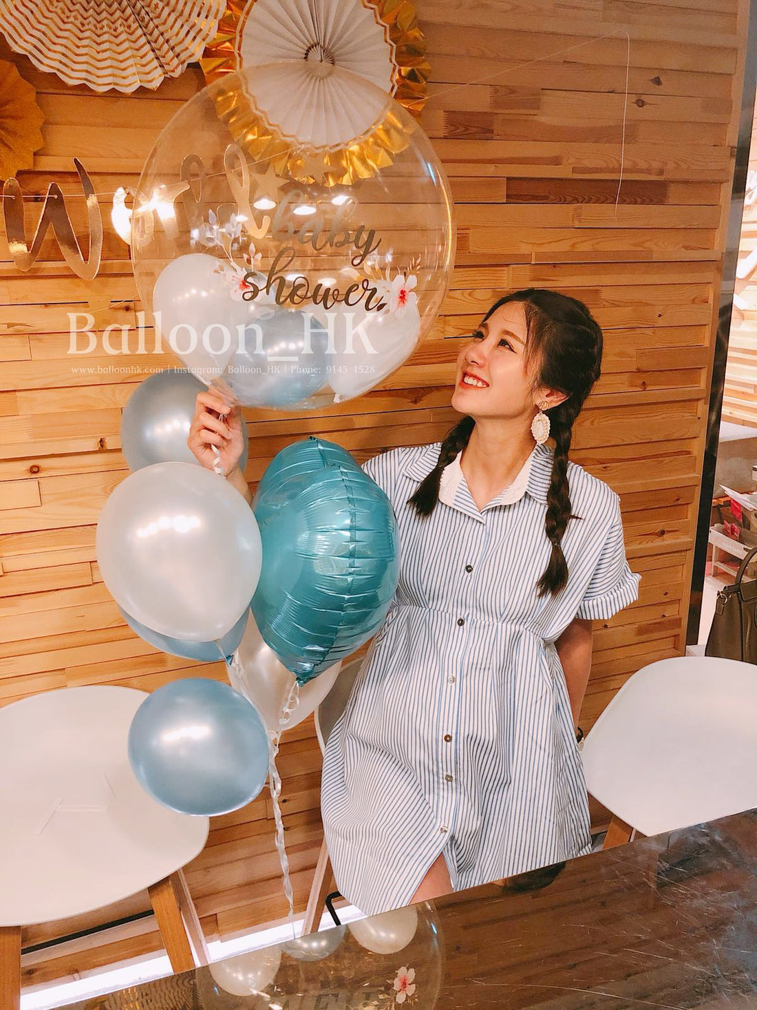 婚前派對氣球｜bridal shower佈置｜bridal shower氣球｜ Balloon HK