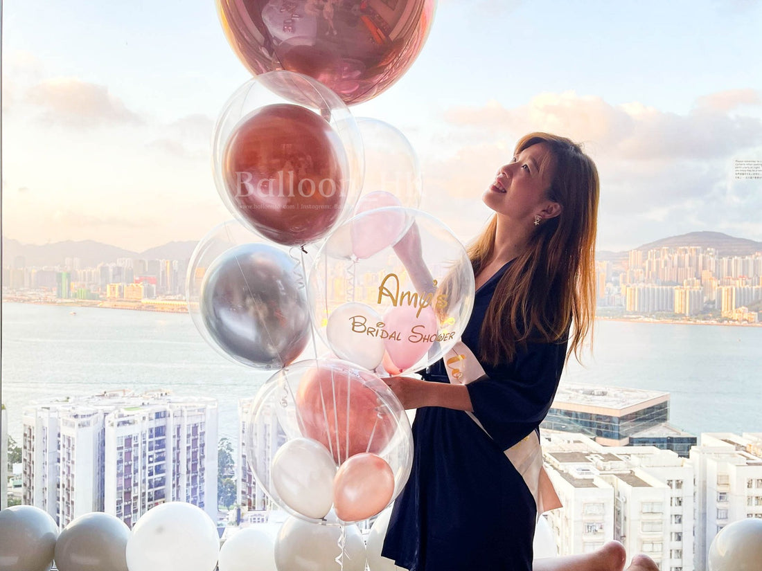 婚前派對氣球｜bridal shower佈置｜bridal shower氣球｜ Balloon HK