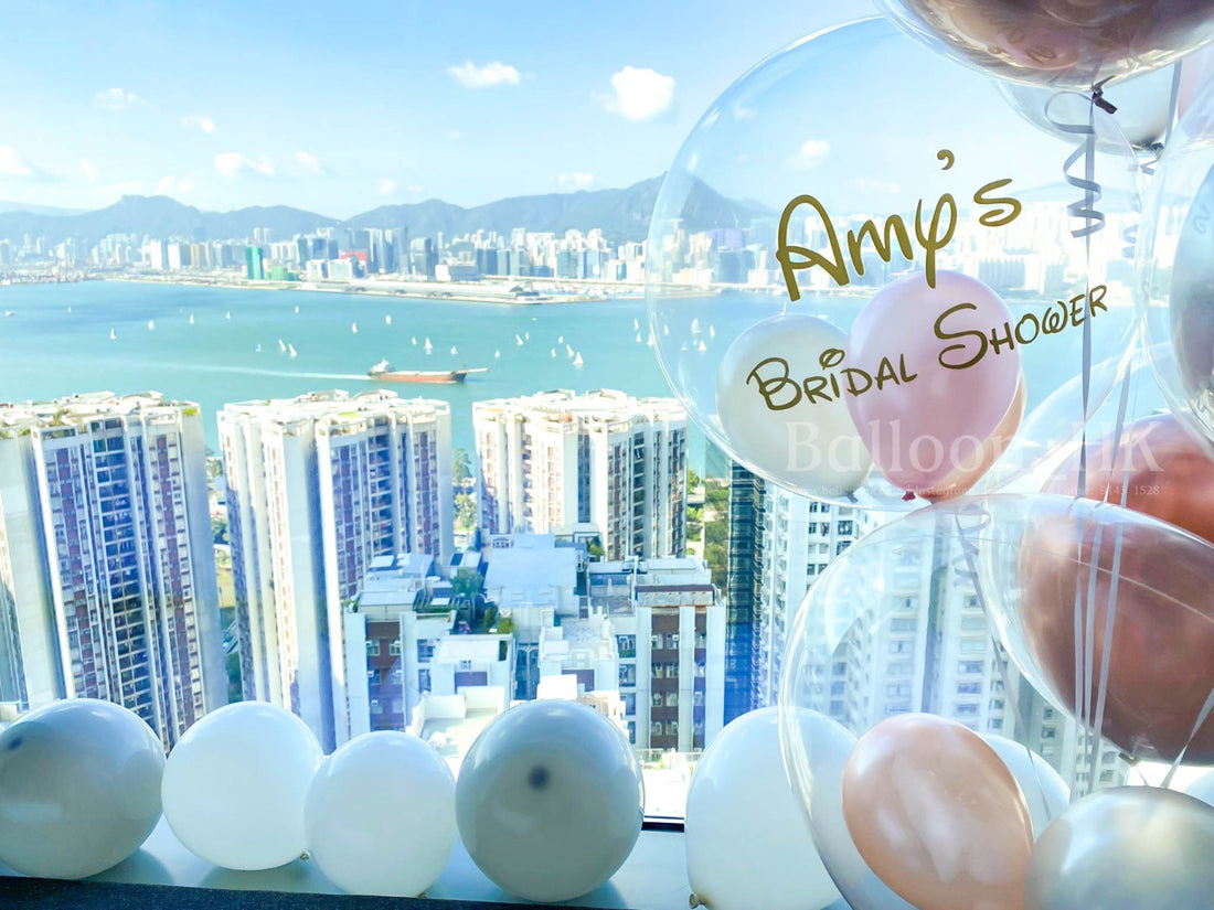 婚前派對氣球｜bridal shower佈置｜bridal shower氣球｜ Balloon HK