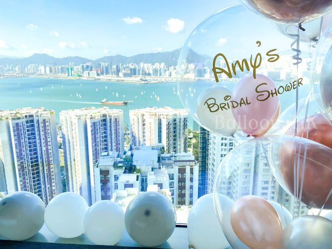 婚前派對氣球｜bridal shower佈置｜bridal shower氣球｜ Balloon HK