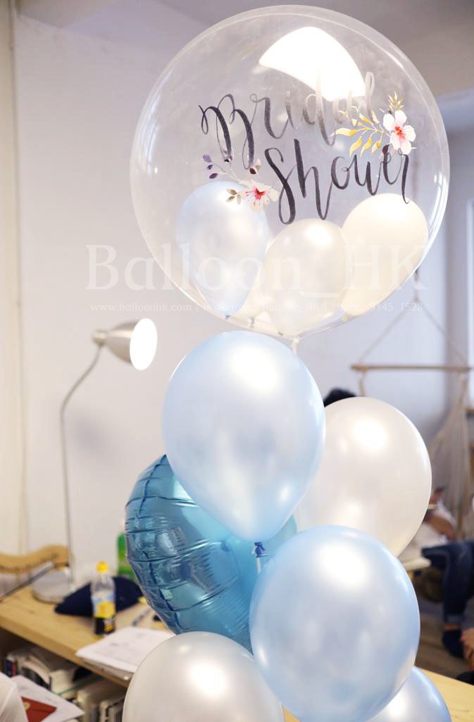 婚前派對氣球｜bridal shower佈置｜bridal shower氣球｜ BalloonHK