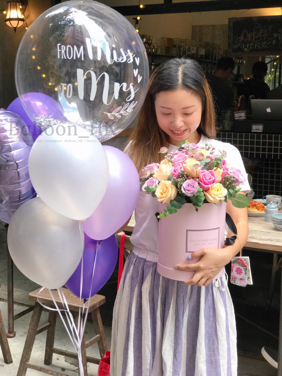 婚前派對氣球｜bridal shower佈置｜bridal shower氣球｜ Balloon HK