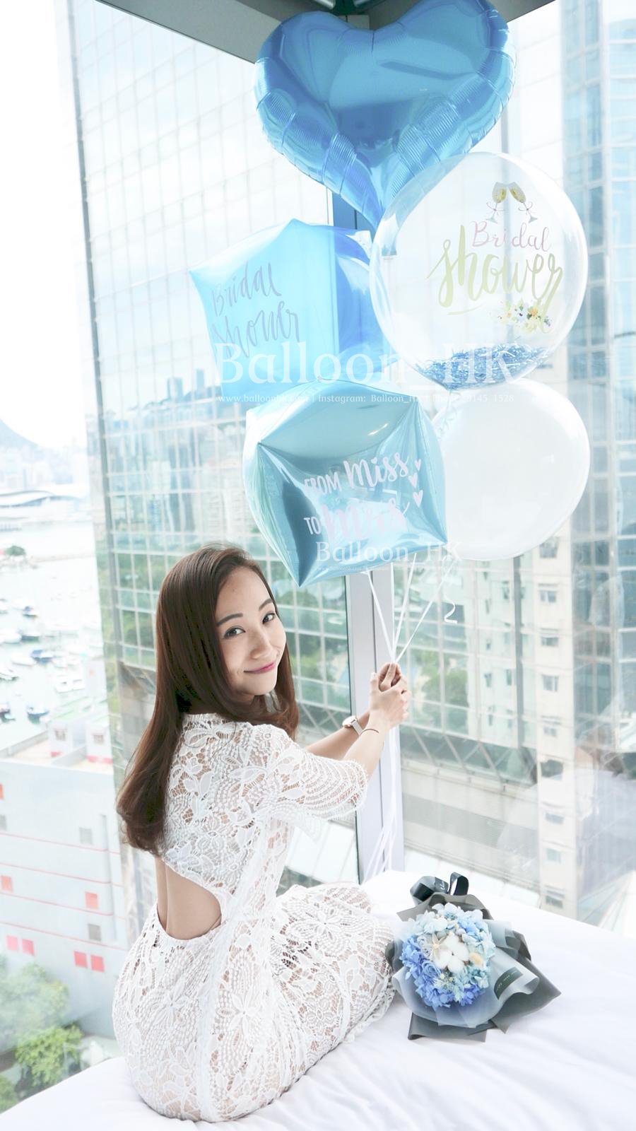 婚前派對氣球｜酒店婚前派對｜bridal shower氣球｜ BalloonHK