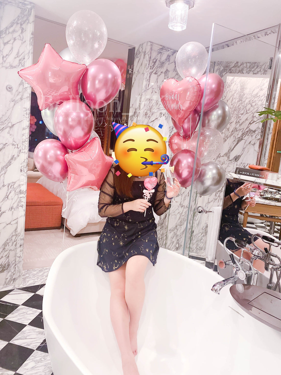 婚前派對氣球｜bridal shower佈置｜bridal shower氣球｜ Balloon HK