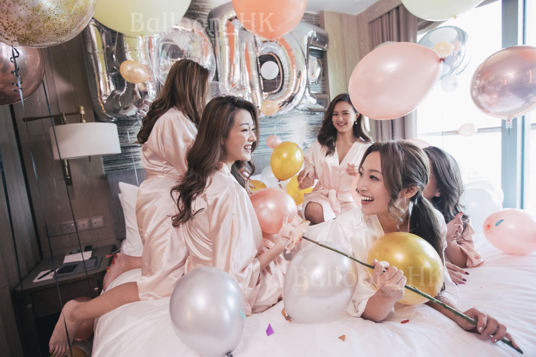 婚前派對氣球|bridal shower佈置|bridal shower氣球| BalloonHK
