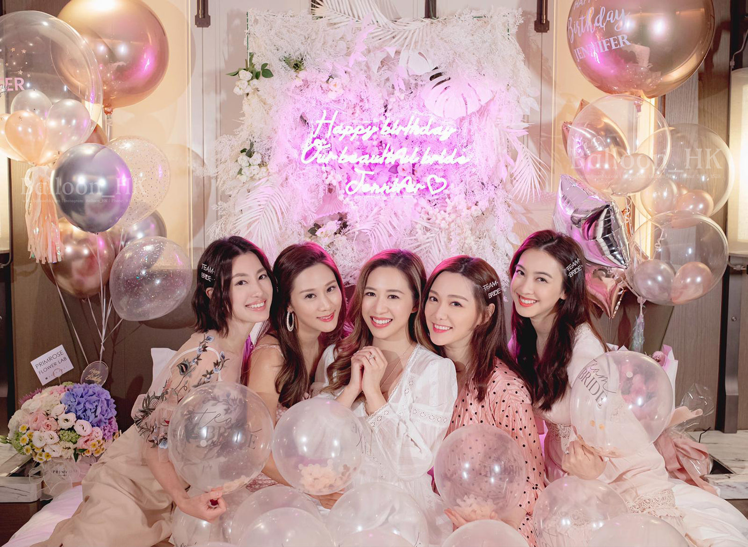 婚前派對氣球｜bridal shower佈置｜bridal shower氣球｜ Balloon HK
