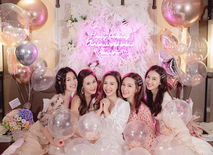 婚前派對氣球｜bridal shower佈置｜bridal shower氣球｜ Balloon HK