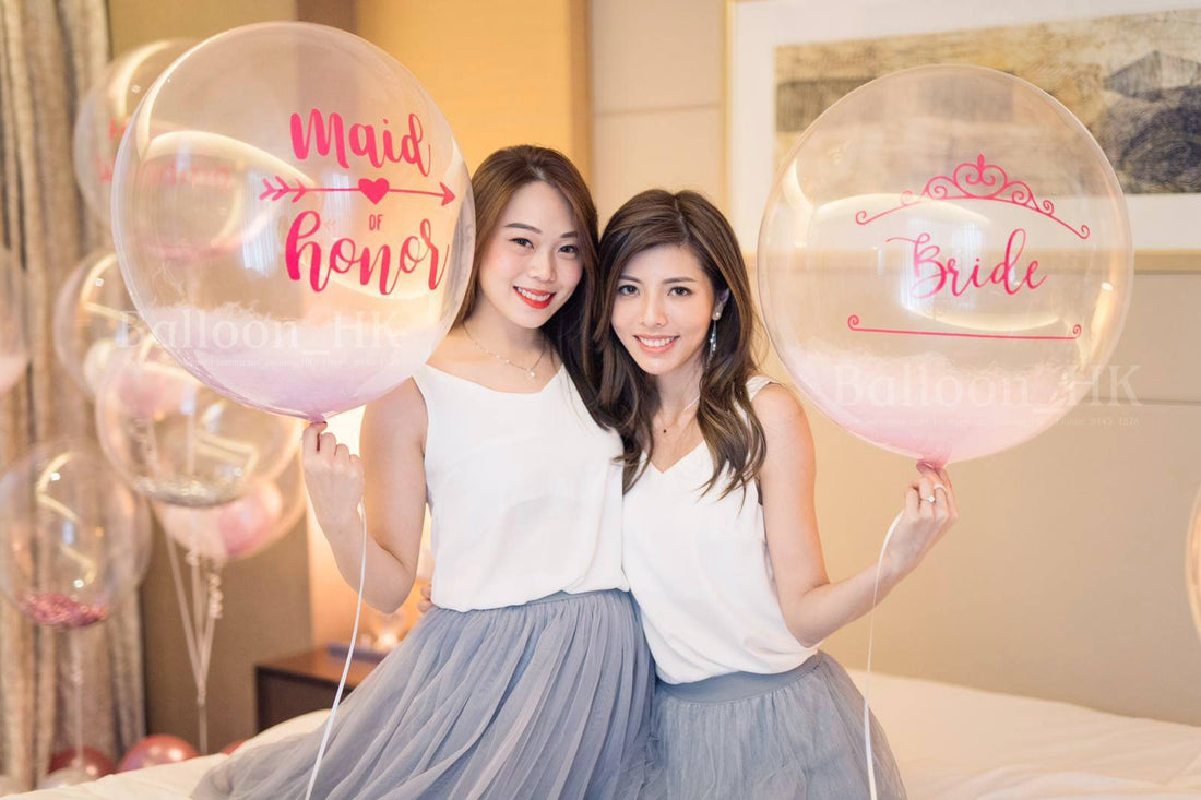 婚前派對氣球|bridal shower佈置|bridal shower氣球| Balloon HK