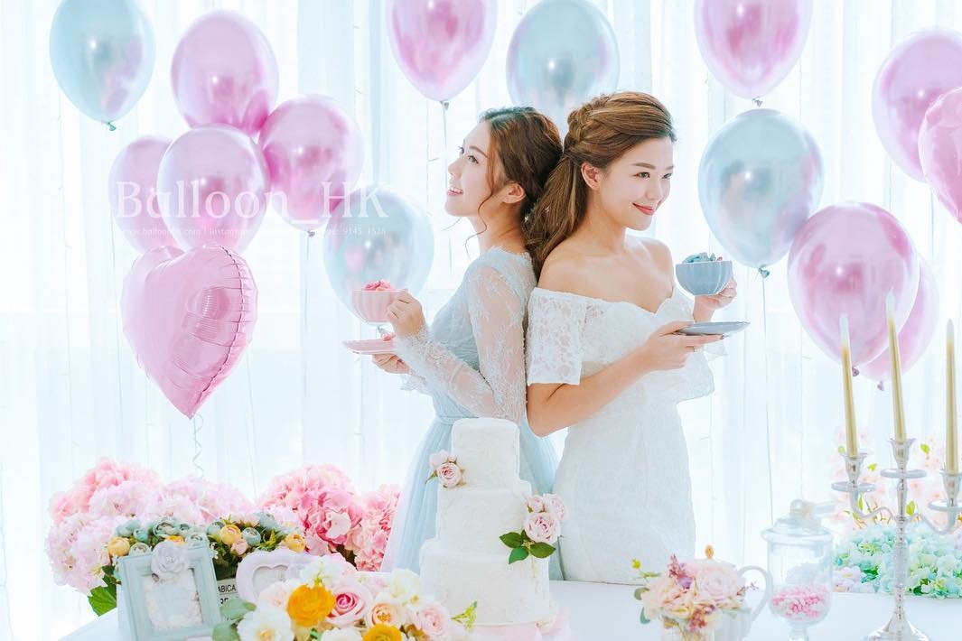 婚前派對氣球|bridal shower佈置|bridal shower氣球| BalloonHK