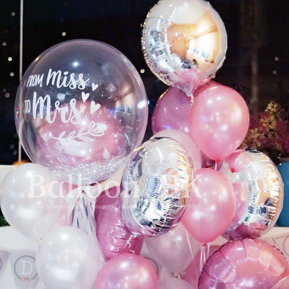 婚前派對氣球｜bridal shower佈置｜bridal shower氣球｜ Balloon HK