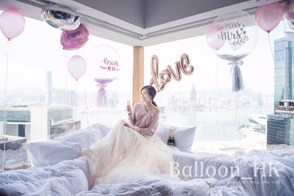 婚前派對氣球｜bridal shower佈置｜bridal shower氣球｜ BalloonHK