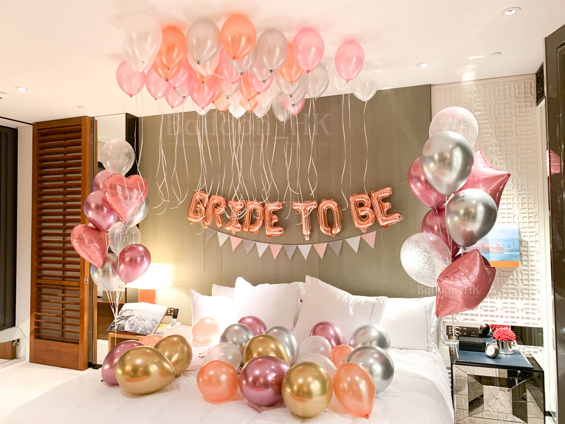 婚前派對氣球|bridal shower佈置|bridal shower氣球| Balloon HK