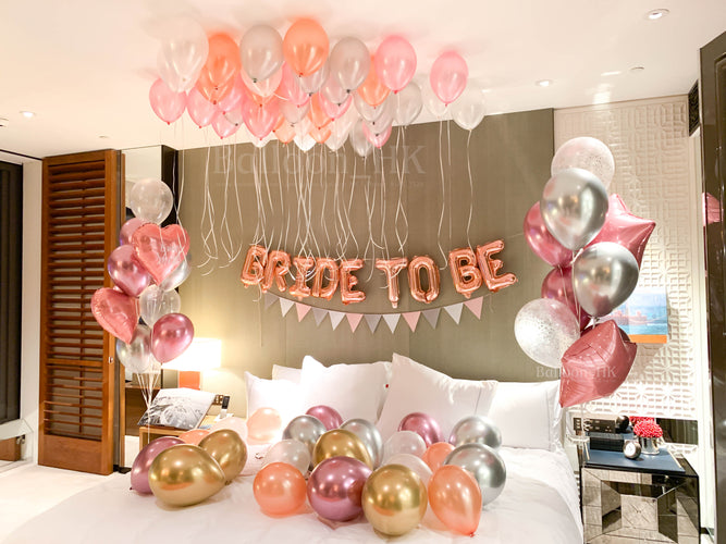 婚前派對氣球｜bridal shower佈置｜bridal shower氣球｜ Balloon HK