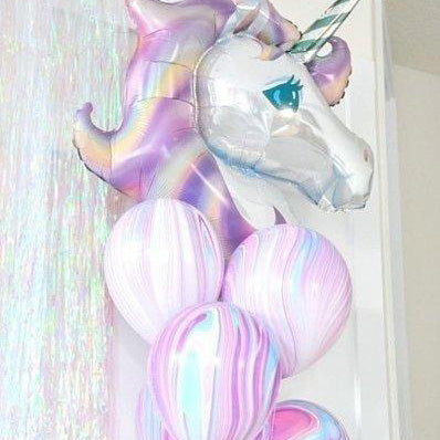 Unicorn氣球 ｜兒童生日氣球｜卡通氣球｜Balloon HK