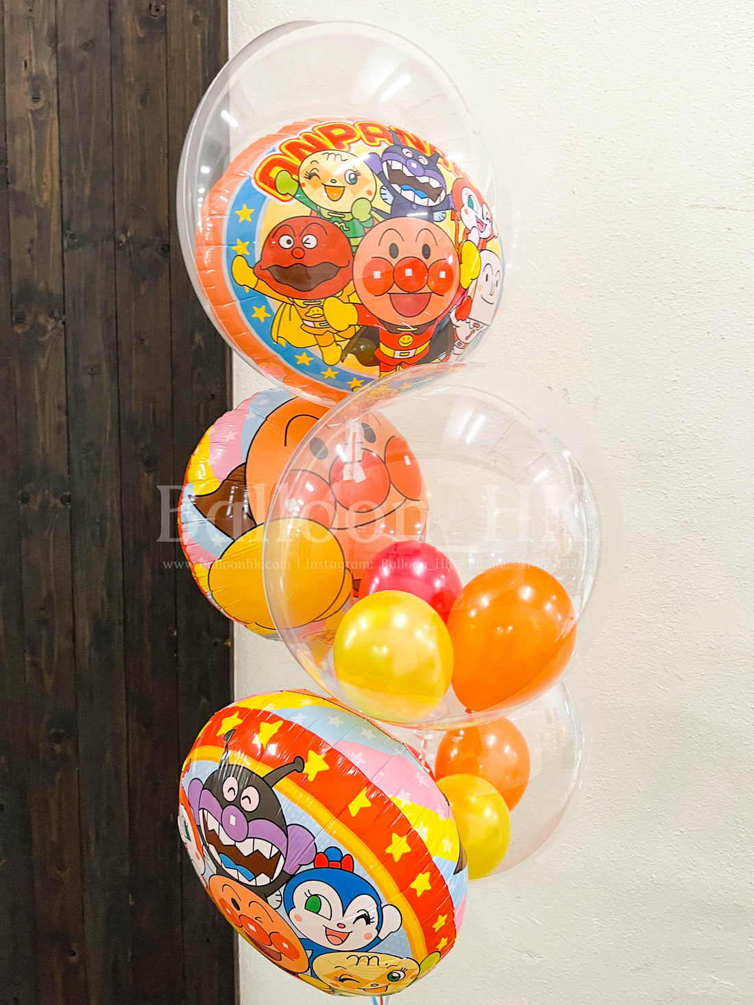 麵包超人氣球｜兒童派對氣球｜卡通氣球｜Balloon HK