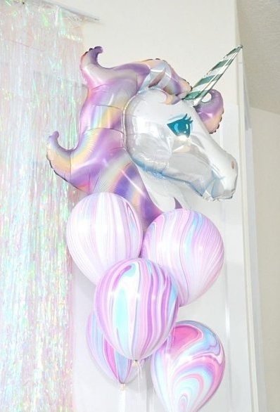 獨角獸氣球 ｜兒童生日氣球｜派對氣球｜BalloonHK