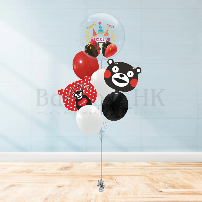 熊本熊氣球｜兒童生日氣球｜派對氣球｜BalloonHK