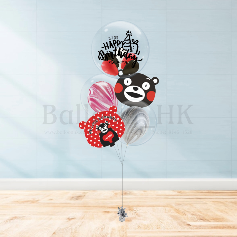 熊本熊氣球｜兒童生日氣球｜卡通氣球｜Balloon HK