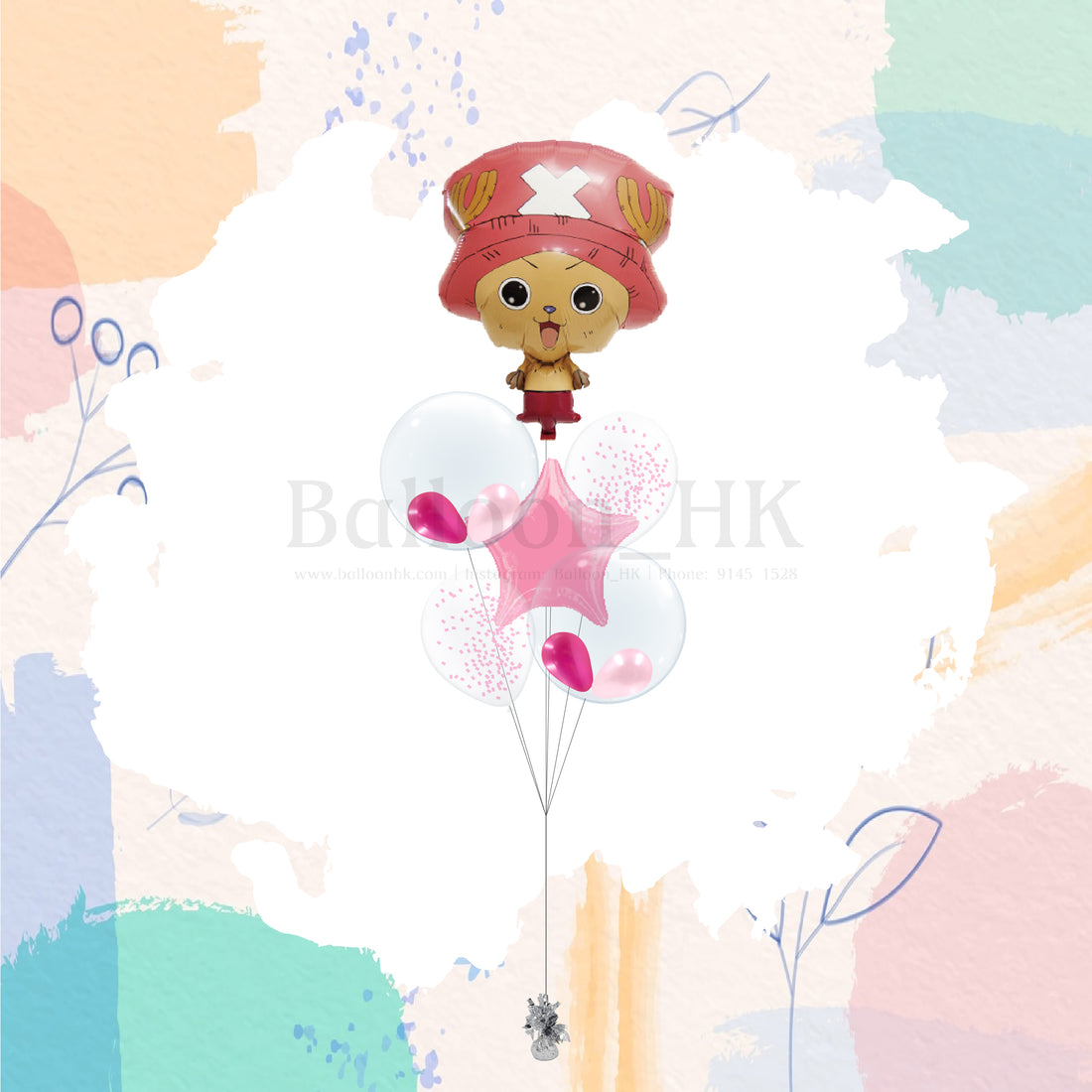 喬巴海賊王氣球｜兒童派對氣球｜卡通氣球｜Balloon HK