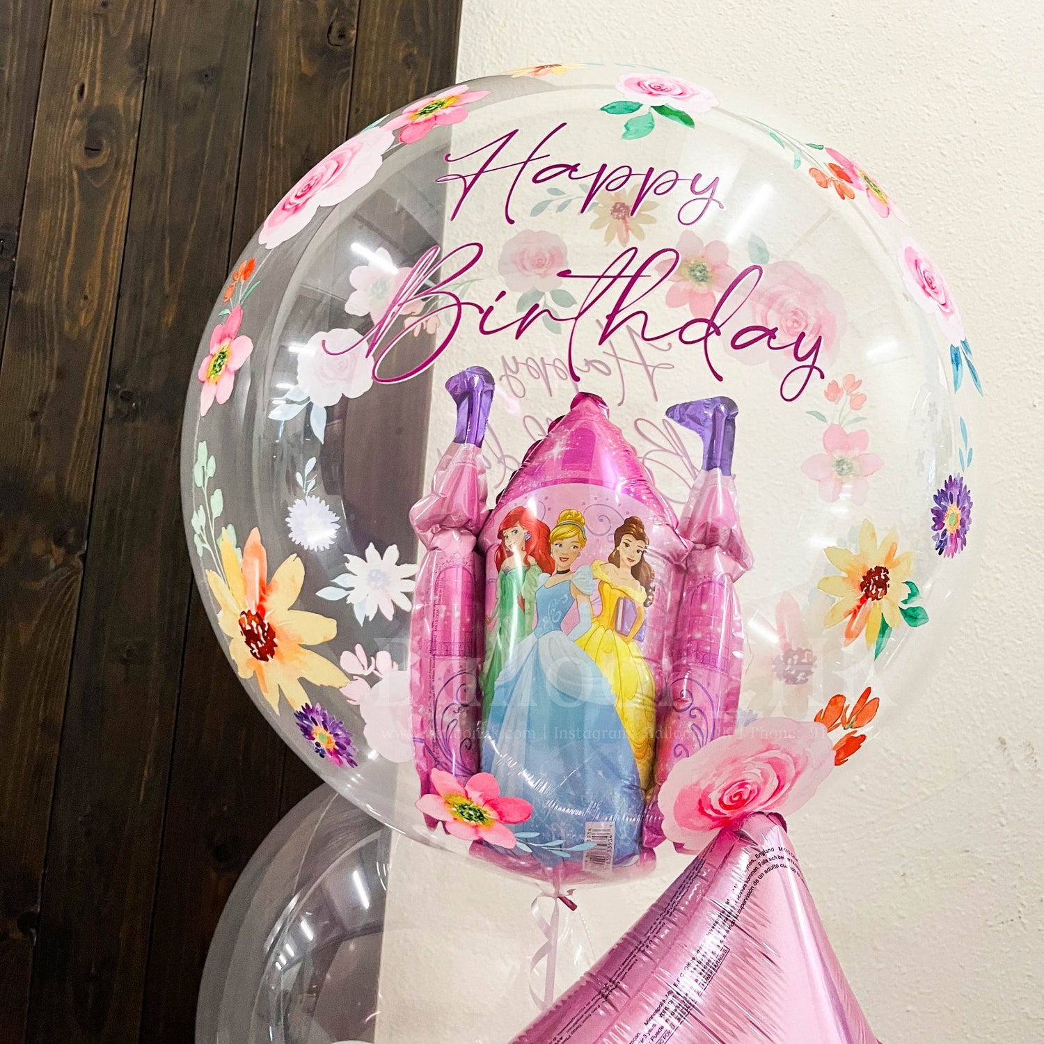 迪士尼公主氣球｜兒童生日氣球｜卡通城堡氣球｜BalloonHK
